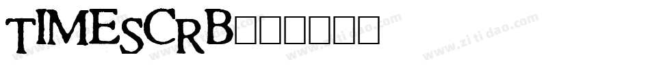 TIMESCRB字体转换