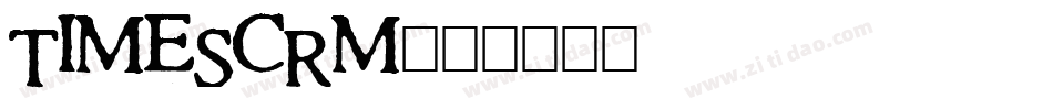 TIMESCRM字体转换