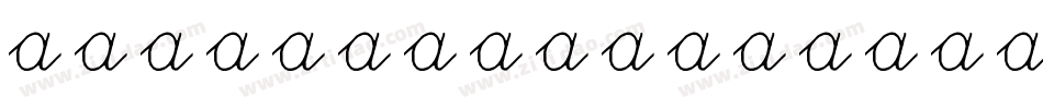SchulschriftCL4字体转换