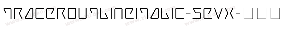 TracerOutlineItalic-5evx字体转换