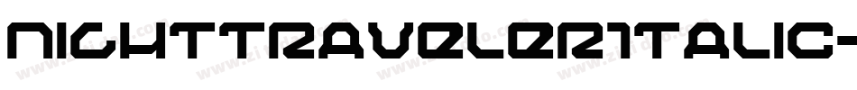 NightTravelerItalic-gxw93字体转换