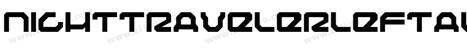 NightTravelerLeftalic-7BOZE字体转换