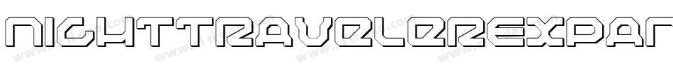 NightTravelerExpandedItalic-w1oM2字体转换