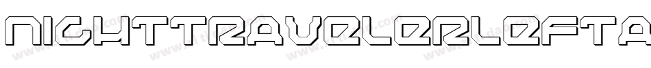 NightTravelerLeftalic-7BOZE字体转换