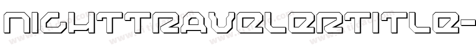 NightTravelerTitle-Rp9rV字体转换