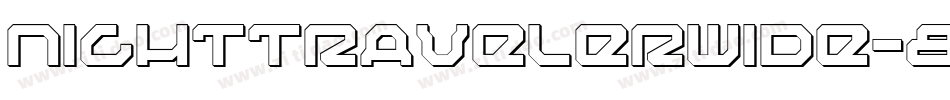 NightTravelerWide-8MO3M字体转换