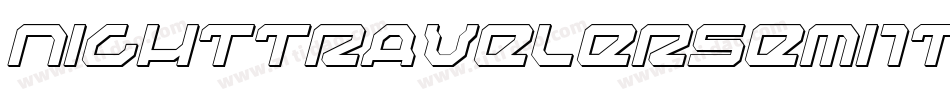 NightTravelerSemiItalic-owvlq字体转换