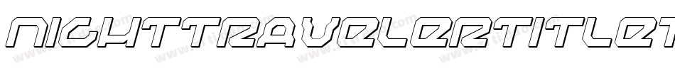 NightTravelerTitleItalic-BWLzB字体转换