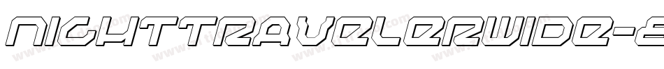 NightTravelerWide-8MO3M字体转换
