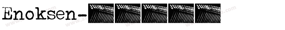 Enoksen字体转换