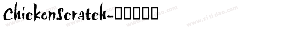 ChickenScratch字体转换