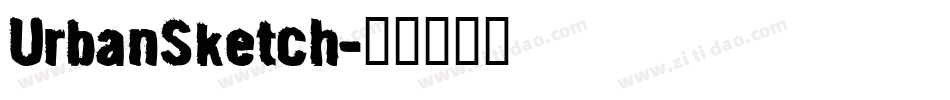 UrbanSketch字体转换