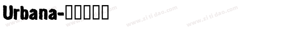 Urbana字体转换