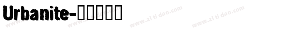 Urbanite字体转换