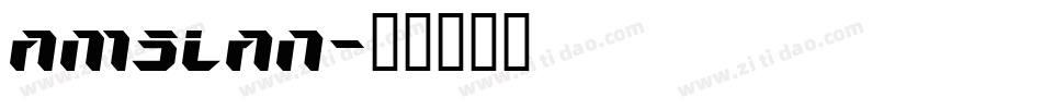 AMSLAN字体转换