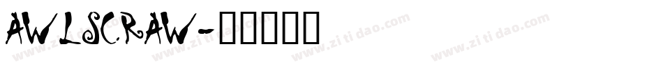 AWLSCRAW字体转换