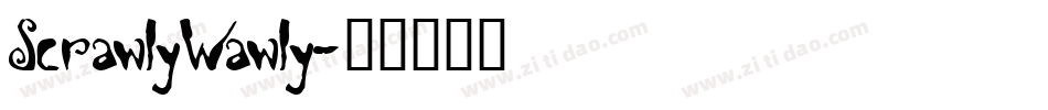 ScrawlyWawly字体转换