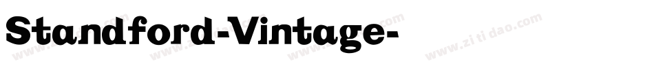 Standford-Vintage字体转换