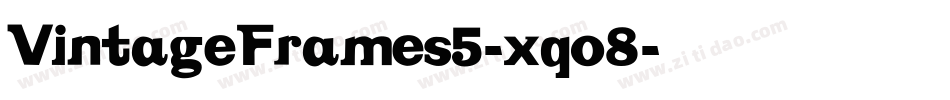 VintageFrames5-xqo8字体转换