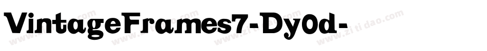VintageFrames7-Dy0d字体转换