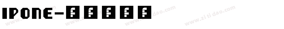 ipone字体转换