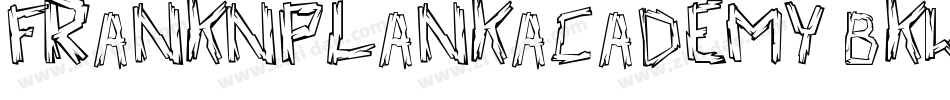 FrankNPlankAcademy-BKwd字体转换