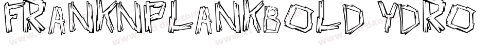 FrankNPlankBold-YDRO字体转换