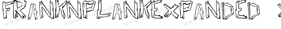 FrankNPlankExpanded-2xAd字体转换