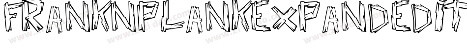 FrankNPlankExpandedItalic-vWlE字体转换