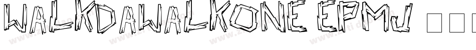 WalkDaWalkOne-EPmj字体转换