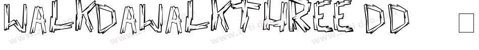 WalkDaWalkThree-Dd79字体转换
