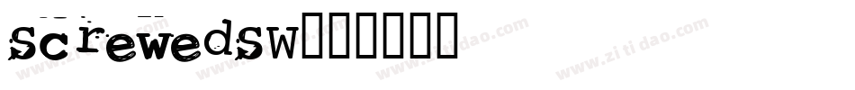ScrewedSW字体转换