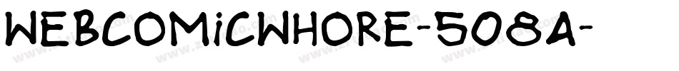 WebcomicWhore-5O8a字体转换