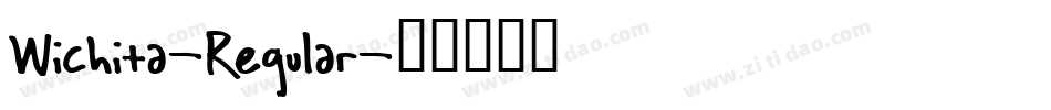 Wichita-Regular字体转换