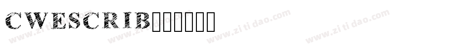 CWESCRIB字体转换
