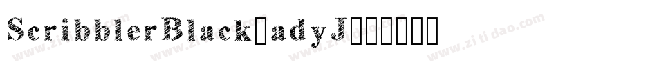 ScribblerBlack-adyJ字体转换
