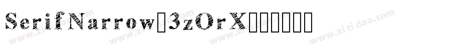 SerifNarrow-3zOrX字体转换