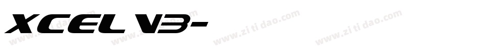 xcelv3字体转换