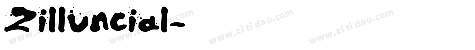 Zilluncial字体转换