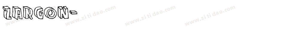 Zargon字体转换