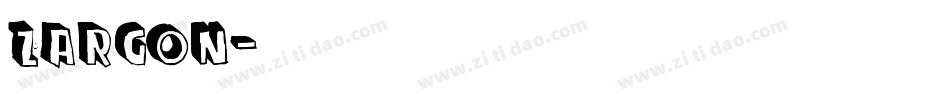 Zargon字体转换