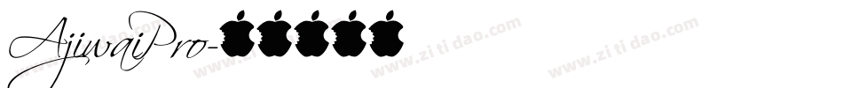 AjiwaiPro字体转换