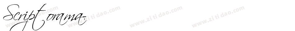 Scriptorama字体转换