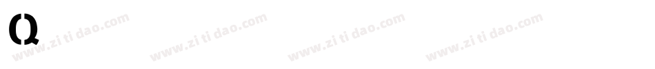 Q英文字库字体转换