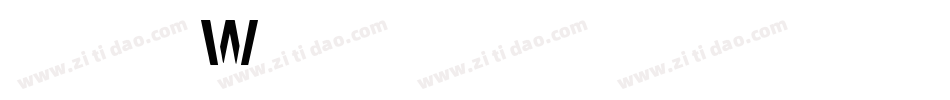 英文字体W字体转换