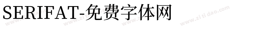 SERIFAT字体转换