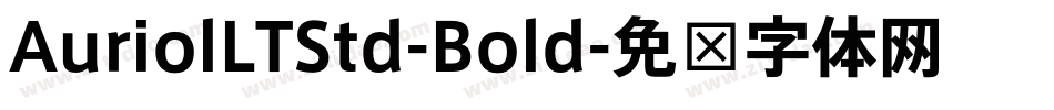 AuriolLTStd-Bold字体转换