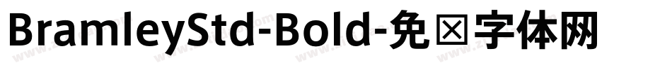 BramleyStd-Bold字体转换