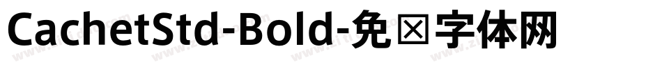 CachetStd-Bold字体转换
