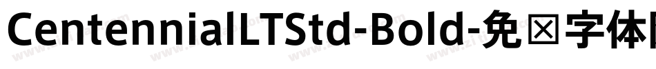 CentennialLTStd-Bold字体转换